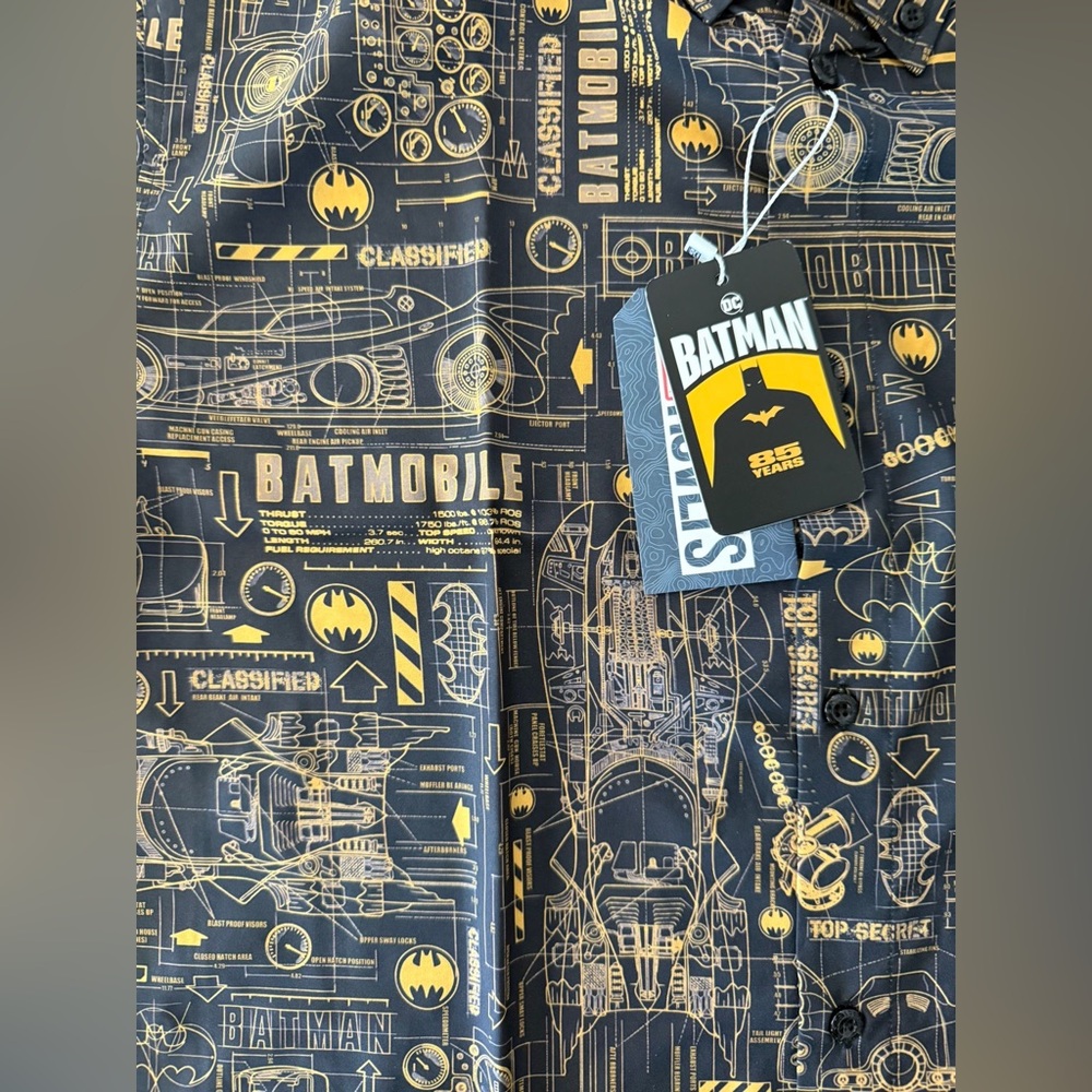 RSVLTS 85th Anniversary Property Of Wayne Enterprises Short Sleeve Shirt - Picture 5 of 7